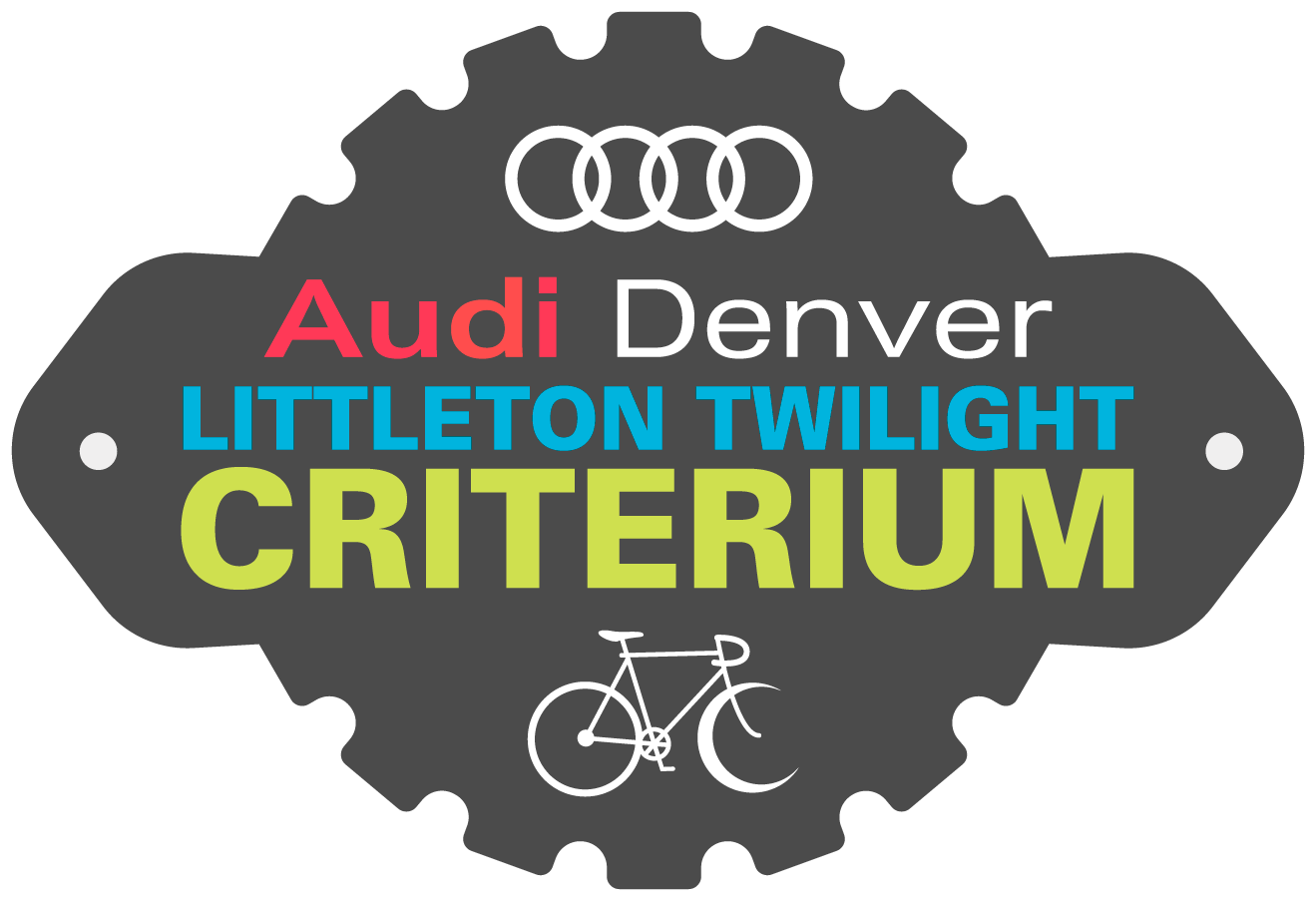 Audi Denver Littleton Twilight Criterium logo - color logo